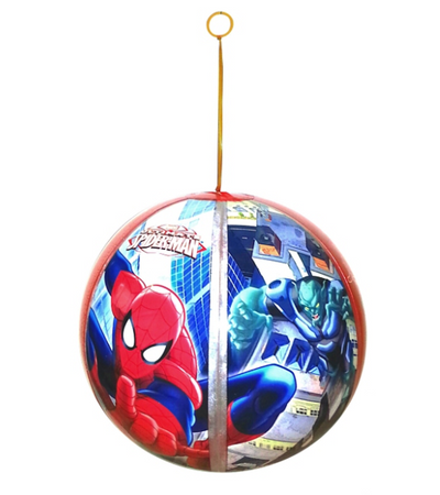 DMUCHANA PIŁKA NA GUMCE SPIDERMAN