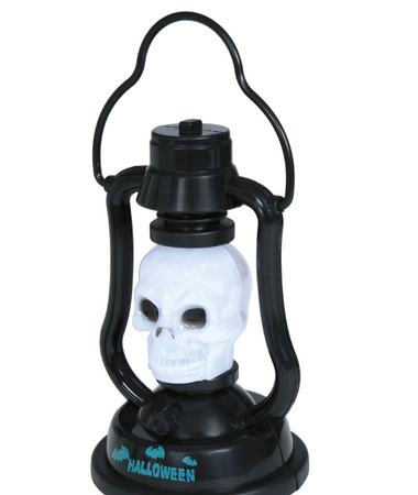 LATARNIA Z CZASZKĄ 15 CM