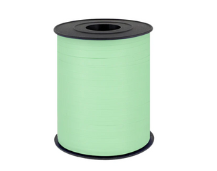 WSTĄŻKA PLASTIKOWA ZIELONA PASTELOWA 225 M
