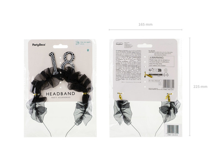 OPASKA CYFRA 18 Z FALBANKĄ I PEREŁKAMI