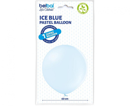  Baloy lateksowe Ice blue, 5 szt niebieskie balony 60 cm