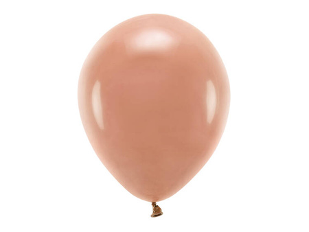 BALONY ECO 30 CM PASTELOWE BRUDNY RÓŻ 100 SZT.