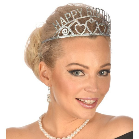 TIARA URODZINOWA SREBRNA