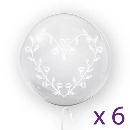 ZESTAW 6 SZT. – "SERCE KWIATOWE"