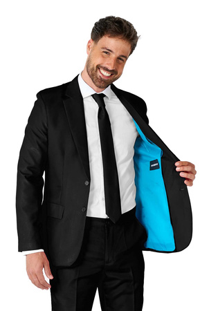 GARNITUR MĘSKI CZARNY SUITMEISTER 