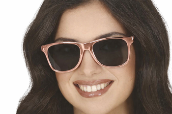 OKULARY RÓŻOWE ZŁOTO