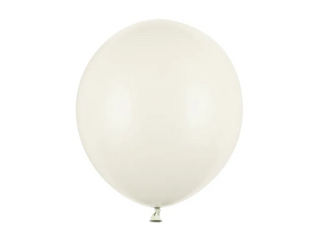 BALONY LATEKSOWE PASTELOWY KREM 43 CM 25 SZT
