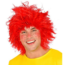 PERUKA GNOM KRANSAL SKRZAT CZERWONA