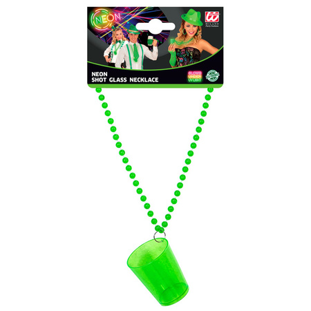 NASZYJNIK KIELISZEK ZIELONY 