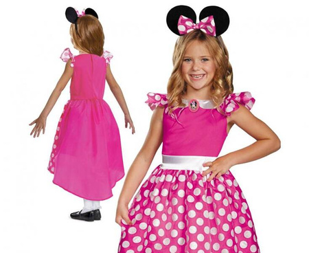 Strój Minnie Pink Classic - Minnie Mouse (licencja), rozm. S (5-6 lat)