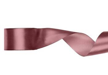 TASIEMKA SATYNOWA CIEMNY RÓŻ 50MM 25M