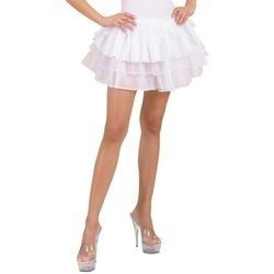 SPÓDNICZKA FANTAZJA BIAŁA 33 CM.