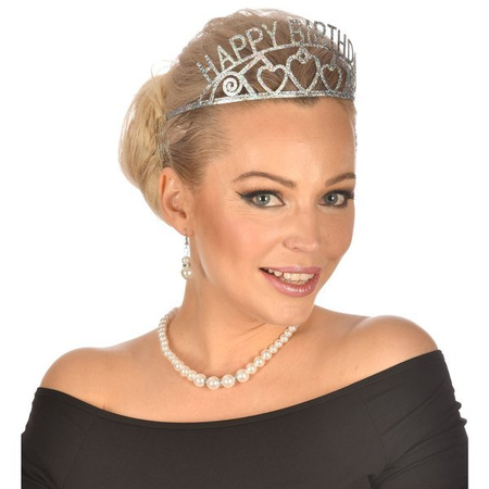 TIARA URODZINOWA SREBRNA