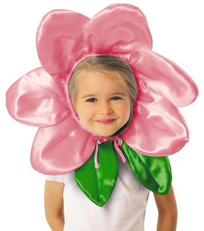 CZAPKA KWIATEK RÓŻOWY