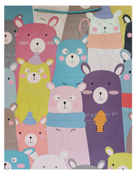 TORBA PREZENTOWA ZWIERZĄTKA MISIE 31 X 40 X 12 CM