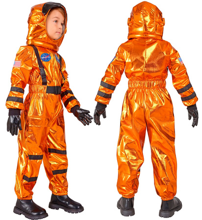 STRÓJ MAŁY ASTRONAUTA POMARAŃCZOWY