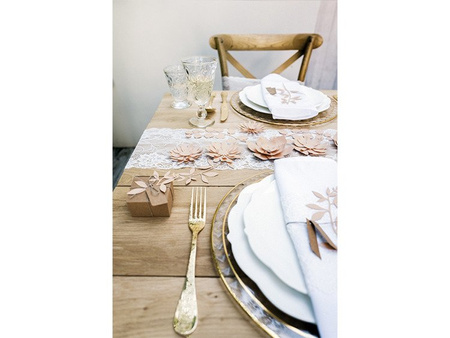 PUDEŁKA KRAFT Z ZAWIESZKAMI 6 CM 10 SZT.