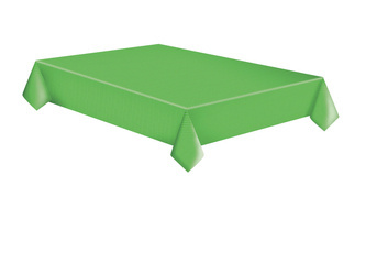 OBRUS PAPIEROWY ZIELONY W KROPKI 120 X 180 CM