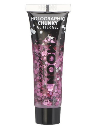 Żel z grubym brokatem, holograficzny, Karnawał