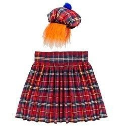 ZESTAW SZKOCKI KILT + BERET