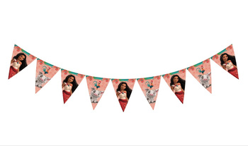 GIRLANDA PAPIEROWA VAIANA 230 CM TRÓJKĄTY