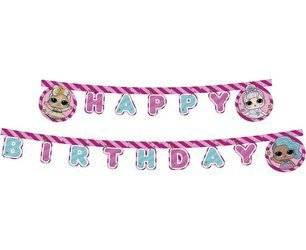 BANNER HAPPY BIRTHDAY LOL, 210 CM