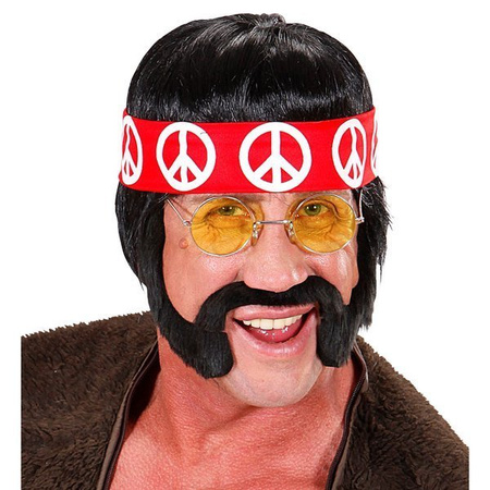 PERUKA HIPPIS Z OPASKĄ