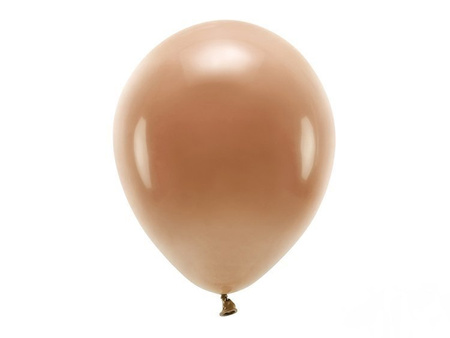 BALONY ECO 30cm PASTEL CZEK. BRĄZ 10 szt