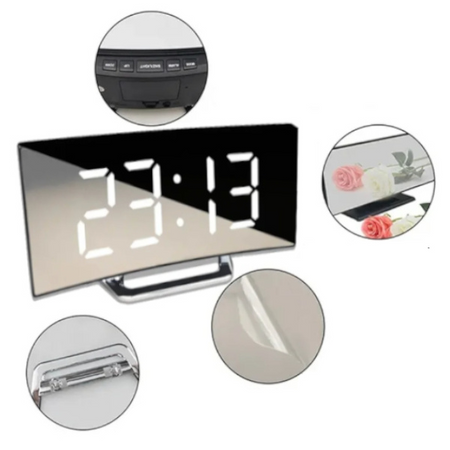 ZEGAR CYFROWY ELEKTRONICZNY BUDZIK LED