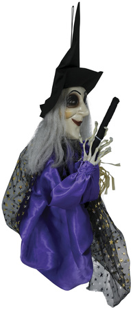 DEKORACJA WISZĄCA WIEDŹMA 75 CM