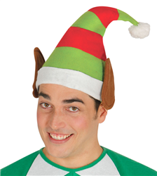 CZAPKA ELFA Z USZAMI JASNOZIELONA