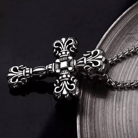 KRZYŻ SREBRNY 5,5 CM