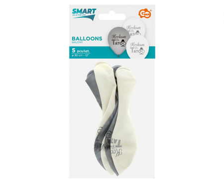 BALONY KOCHAM CIĘ TATO 12 CALI 5 SZT.