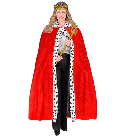 STRÓJ PELERYNA KRÓLEWSKA CZERWONA 140 CM