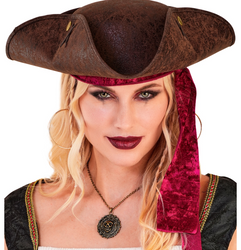 KAPELUSZ TRIKORN PIRATA