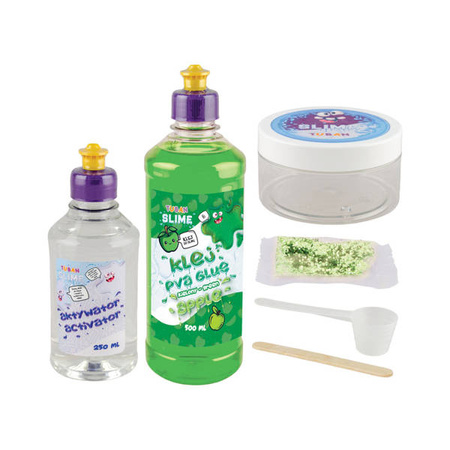 ZESTAW SUPER SLIME XL JABŁKO