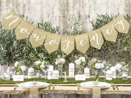 DREWNIANE NUMERY NA STÓŁ 10,5 CM 10 SZT