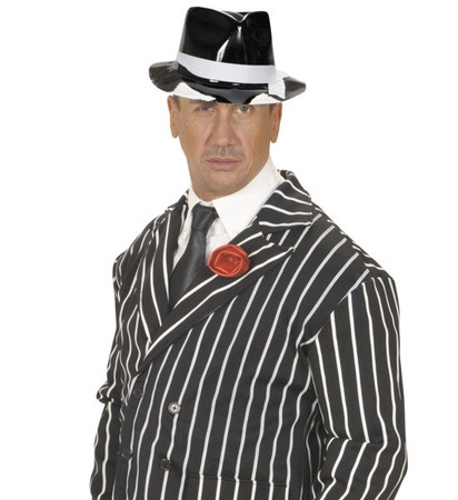 KRAWAT SATYNOWY CZARNY