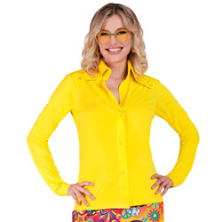 KOSZULA DAMSKA ŻÓŁTA LATA 70