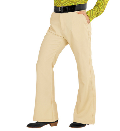 SPODNIE MĘSKIE BEŻOWE