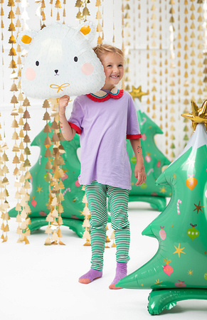 BALON FOLIOWY MIŚ POLARNY 51X45