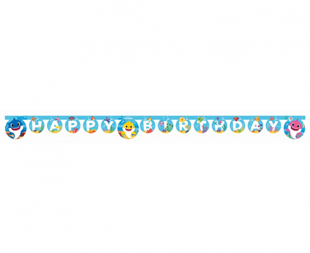 GIRLANDA URODZINOWA BABY SHARK 200 CM