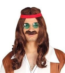 PERUKA HIPPIS Z OPASKĄ