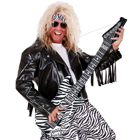 GITARA 107CM DMUCHANA ZEBRA BIAŁA