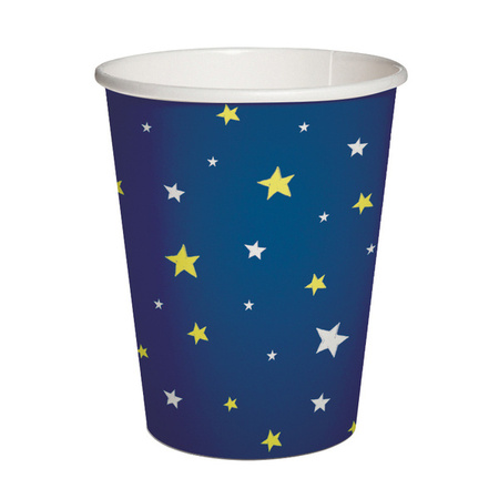 KUBECZKI PAPIEROWE STARLIT SKY 0,25L 10 SZT.