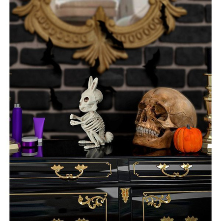 DEKORACJA SZKIELET KRÓLIKA 16 CM