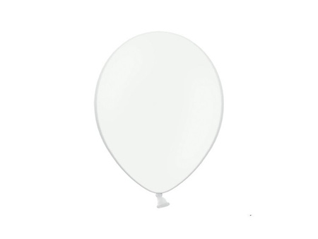 BALONY 27 cm PASTEL PURE WHITE 10 szt.