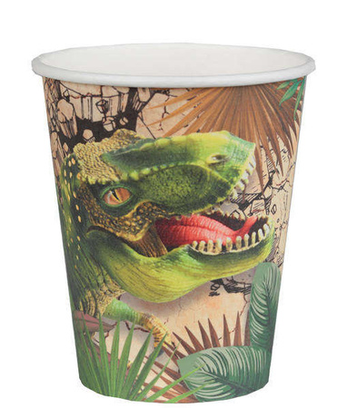 ZESTAW DINOZAUR TYRANOZAUR TALERZYKI+KUBECZKI