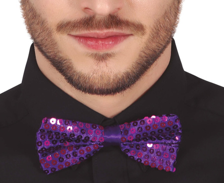 MUSZKA CEKINOWA FIOLETOWA