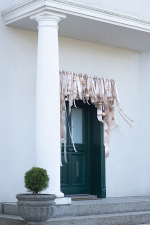 TASIEMKA SATYNOWA BRZOSKWINIA 100 MM 25 M